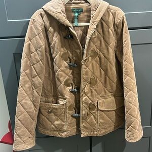 Ralph Lauren quilted corduroy jacket Large